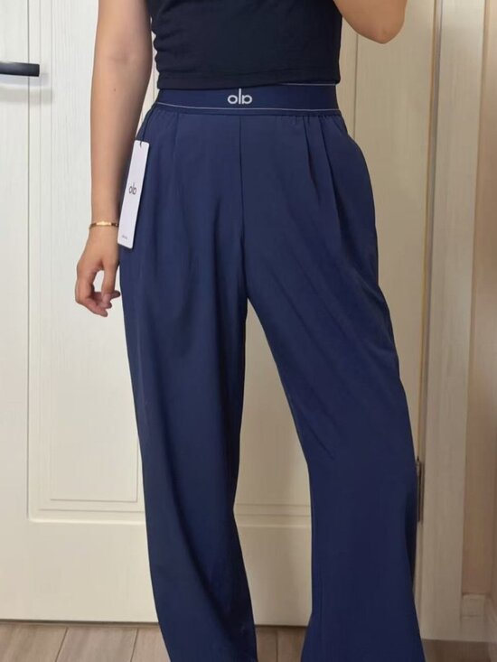 Alo Yoga Pants - 🌠Alo Yoga Suit Up Trouser Navy Blue (Regular Version Inner Seam 30 inches)